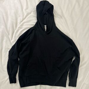 Black Lululemon Hoodie Sweatshirt with Colored Speckles Size 6